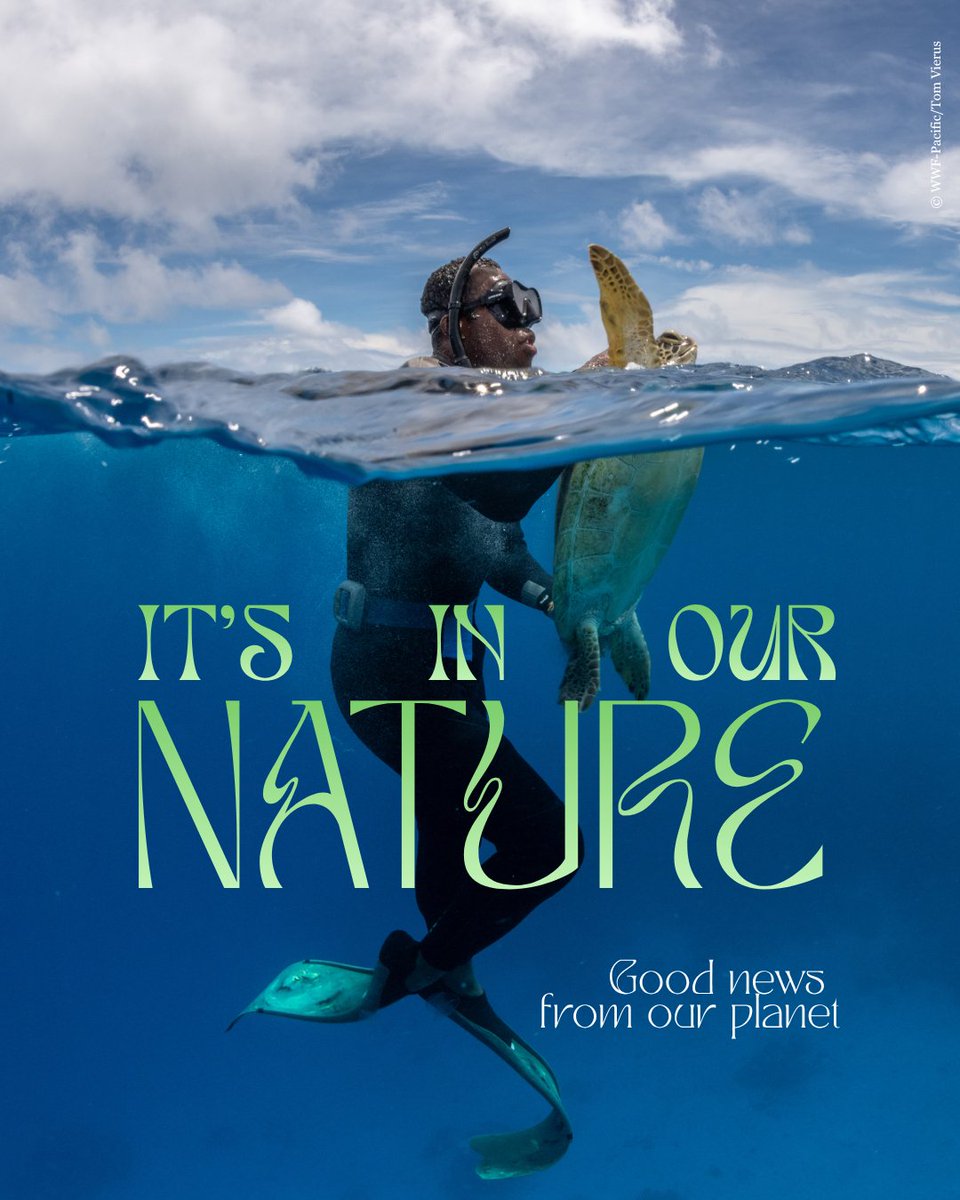 WWF's tweet image. There’s nothing like a great comeback story. And this #EarthDay, we're sharing some of our favourites.💚

From forests to oceans, nature bounces back when we give it the chance to. It's been doing it long before us. And with a little help, it'll keep going long after.