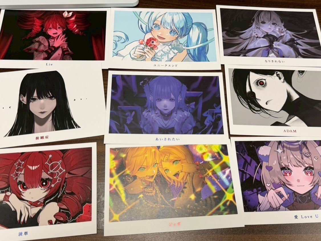 ♡ニコール♡様 消息姫から絶った。1 ポストカード付き ニコ超で販売予定のグッズ類、無事手元に届きました！ ・ポストカード