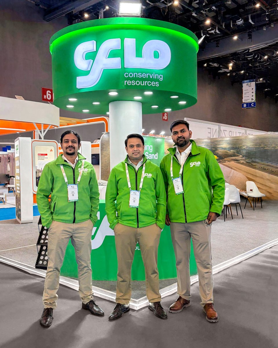 cfloworld's tweet image. Day 1 at @IFAT_mmi  2026 begins.  

Booth is set. Team is ready. Conversations on C&amp;amp;D waste recycling start now.  

Hall 6, Booth D011, Bharat Mandapam, New Delhi.  

🔗cfloworld.com/news-events/ev… 

#ifatindia #ifat2026 #cdwaste #wasterecycling #circulareconomy #cflo