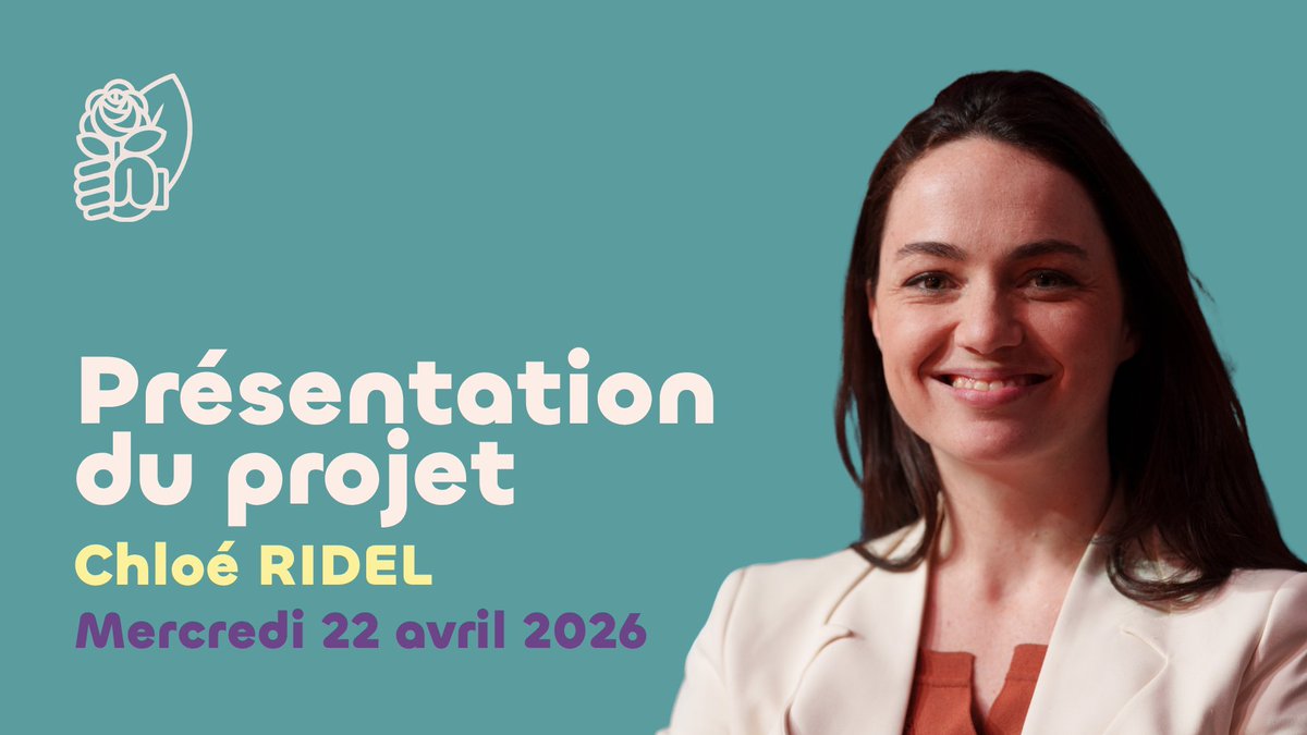 partisocialiste's tweet photo. 🔴 Retrouvez la conférence de presse de présentation du Projet socialiste par @ChloeRidel 👉https://t.co/iyRHSiSMfZ

🤝 Une nouvelle étape est franchie : c'est à nouveau au tour de la société civile organisée et des militant•es socialistes de s’emparer du projet pour l'enrichir. https://t.co/r5UBN3xfYJ