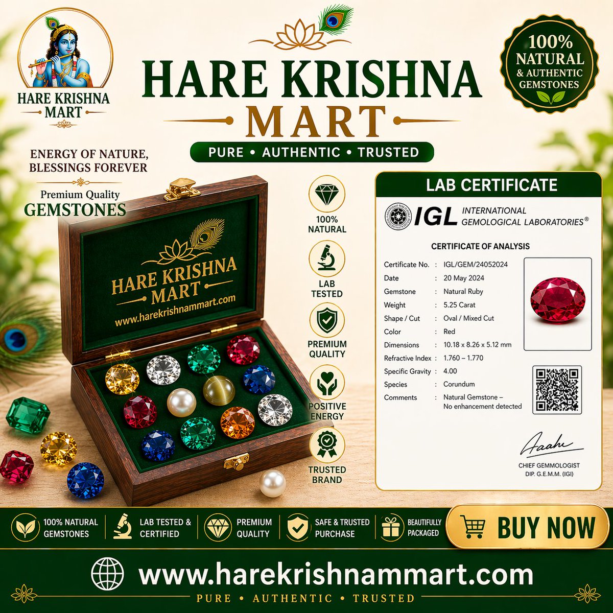 Hare Krishna Mart | Buy Rudraksha Online tweet media