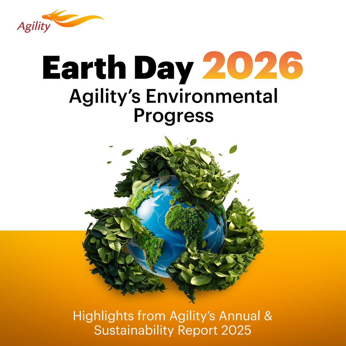 Agility's tweet image. This Earth Day, find out how we embed sustainability across our businesses. Our 2025 Annual &amp;amp; Sustainability Report details our progress and commitments: agility.com/annual-sustain…

#EarthDay #EarthDay2026 #Agility #Sustainability