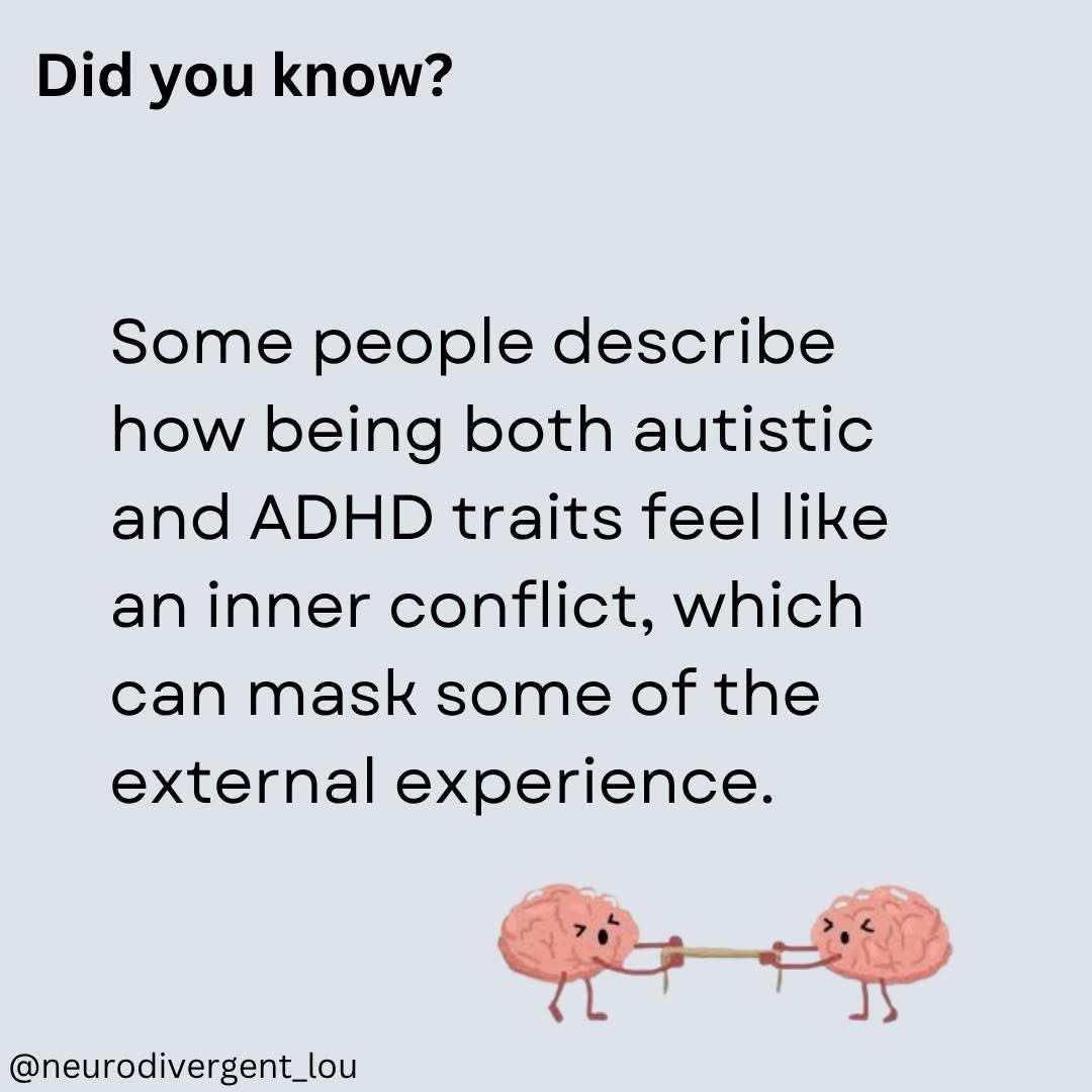 BF4Allteaching's tweet image. ADHD brain: forgets what you said 30 seconds ago.
Autism brain: remembers every detail from 2009.

AuDHD: both. At the same time. Every day.

If this is your child — or you — Bright Futures 4 All sees you. 💙
#SEND #Neurodiversity #ADHD #Autism #AuDHD #BrightFutures4All