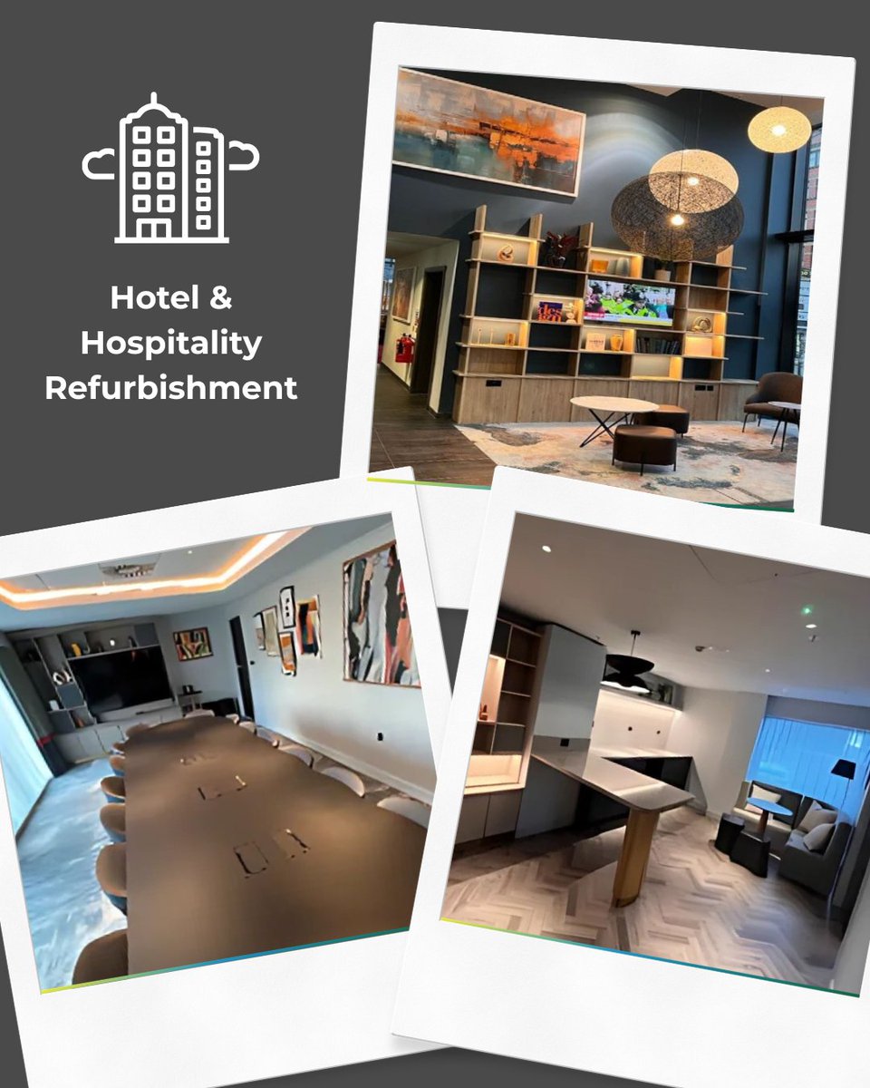 ContractSRVCS's tweet image. Hotels never get a second chance to make a first impression. 💡

We understand that in hospitality every detail matters, from the first impression at reception to the comfort and finish of guest rooms👉bit.ly/2EWKi7x 

#FitOut #HospitalityDesign #DesignAndBuild