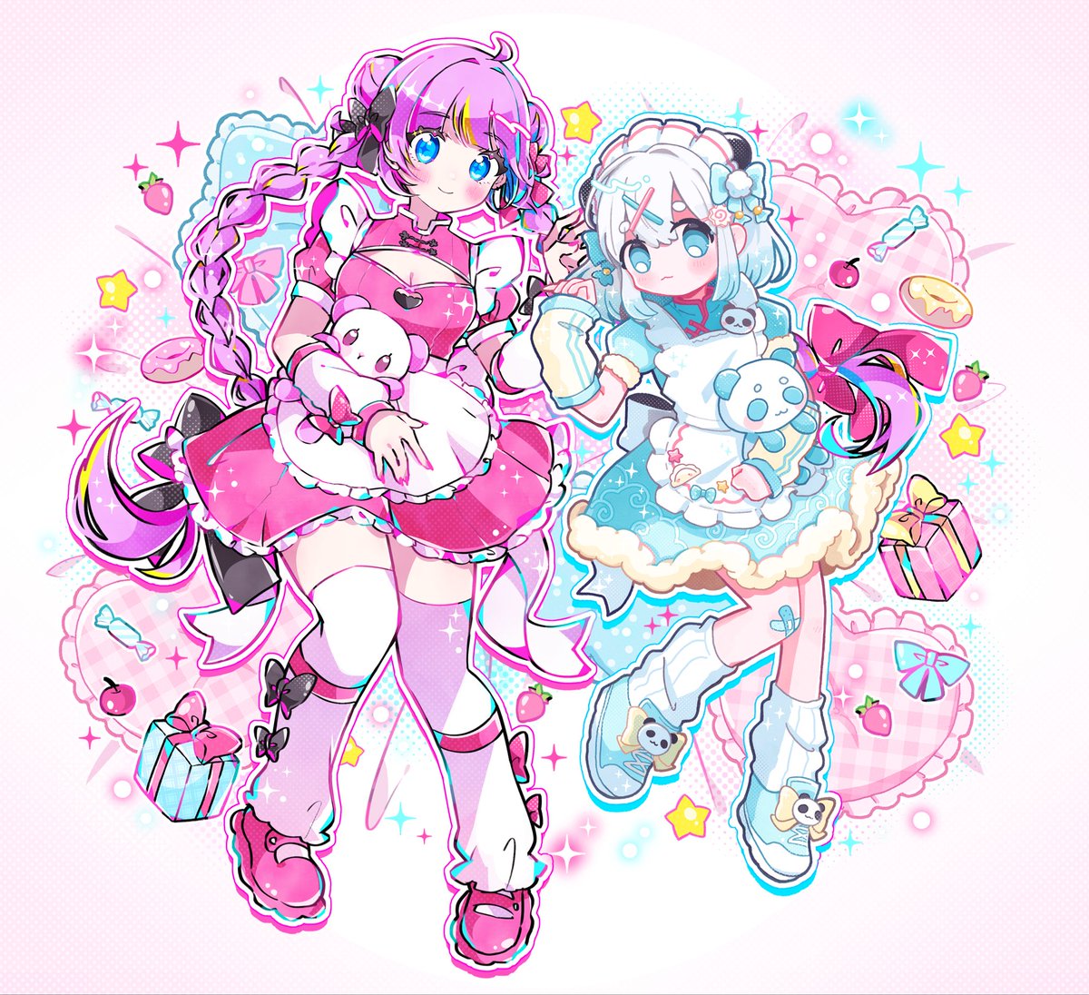 🌟🩷🐼🩵🌟