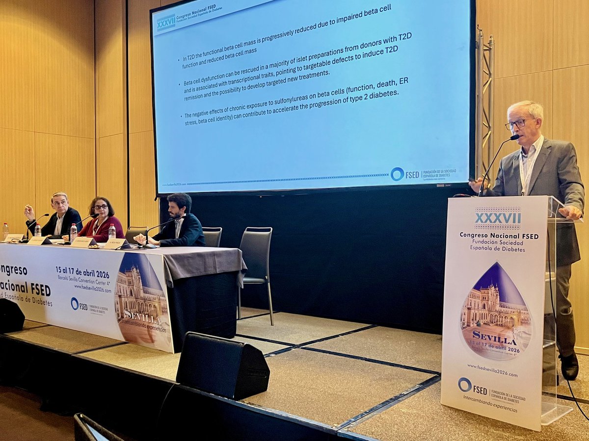 SEDiabetes's tweet photo. #SEDiab2026 El XXXVII Congreso Nacional de la FSED ha reunido en Sevilla a más de 1.200 profesionales comprometidos con el abordaje de la diabetes 🩺

Gracias a todos los que os habéis unido a este evento para compartir conocimiento, intercambiar experiencias y seguir avanzando hacia una atención más completa y centrada en la persona 🤝

📰 Si quieres conocer más sobre los contenidos y sesiones destacadas del Congreso, puedes consultar la sala de prensa 👉 https://t.co/gBJdbvCtk7

Nos vemos el año que viene en Bilbao ✨

#DiabtESP #SEDiabetes #PCDM #DM1 #PCDM1 #diabetestipo1 #DM2 #PCDM2 #diabetestipo2
