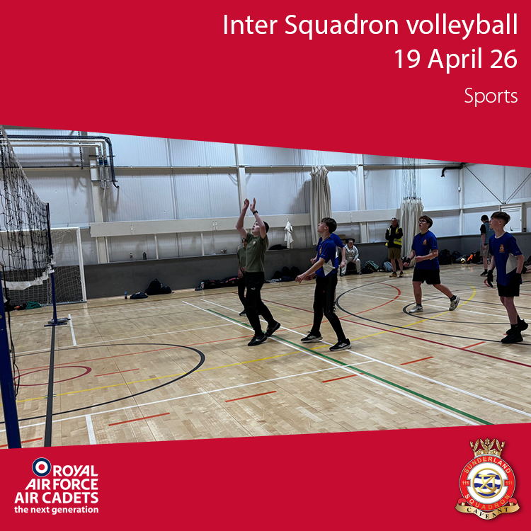 111SquadronATC's tweet photo. To round off a rewarding week of cadet activities, our joint volleyball team with 1027 (Jarrow) Squadron came 5th in the Wing volleyball competition!

Well done to all participants &amp; special thanks to the Wing Sports team for facilitating these friendly, but competitive, events! https://t.co/5YLCwueyOd