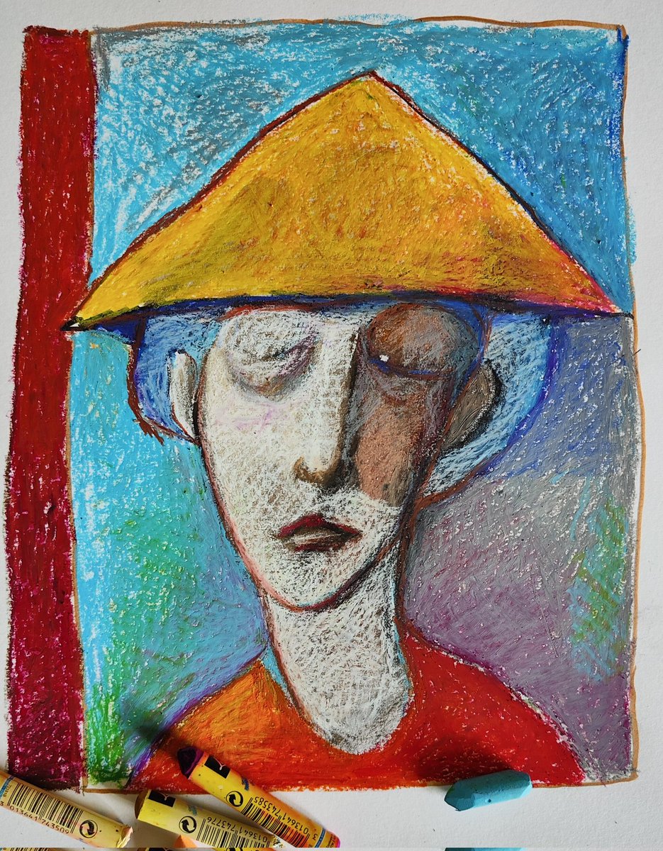 Atelier462's tweet image. Portrait of a Rice Farmer
#art #portrait #pastel #sketch #study #drawing