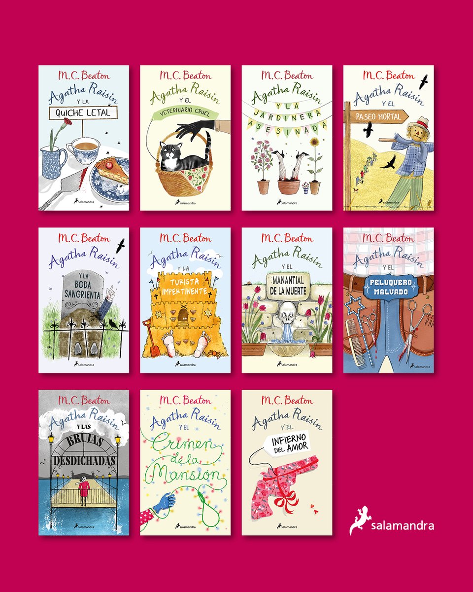 SalamandraEd's tweet photo. 📚 Te recordamos que en Salamandra ya puedes encontrar «Agatha Raisin y el infierno del amor» 👉 https://t.co/UMfFzauVJe
👉 ¿Ya conoces a Agatha Raisin?
#MCBeaton #AgathaRaisin #CitaDeLaSemana #quote https://t.co/ZFJf7aNA17