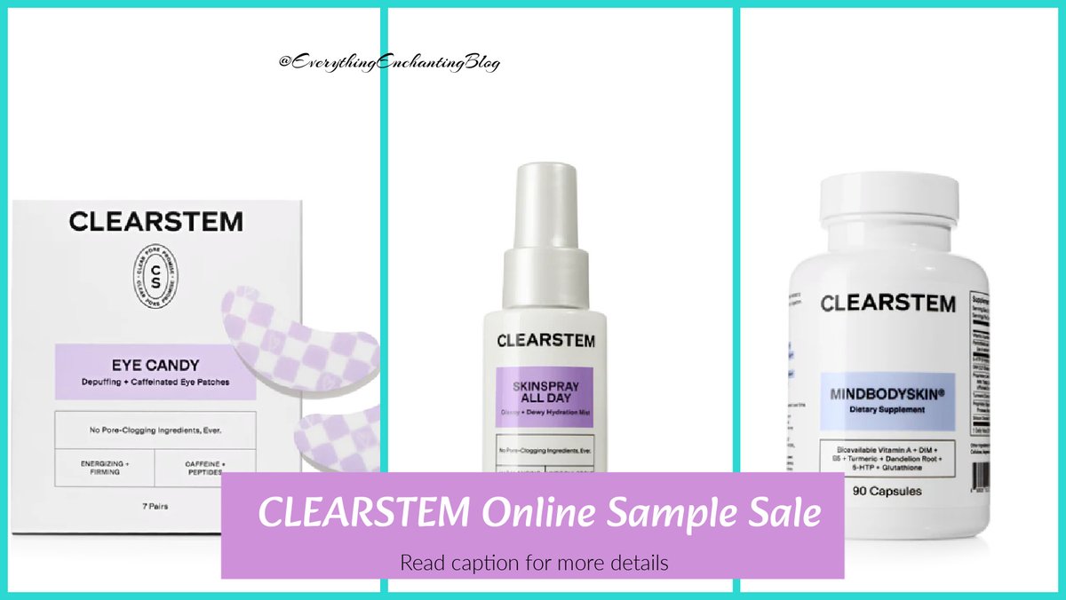 EverythingEnch1's tweet image. [Clear Skin Reset Event] ➡️ Enjoy 20% Off Sitewide at CLEARSTEM with code: APRIL20. The offer runs until 24th April.

SHOP 👉🏻 go.shopmy.us/p-53772234

#skincare #beauty #skin #wellness #springsale #clearskin #glowingskin #WellnessJourney