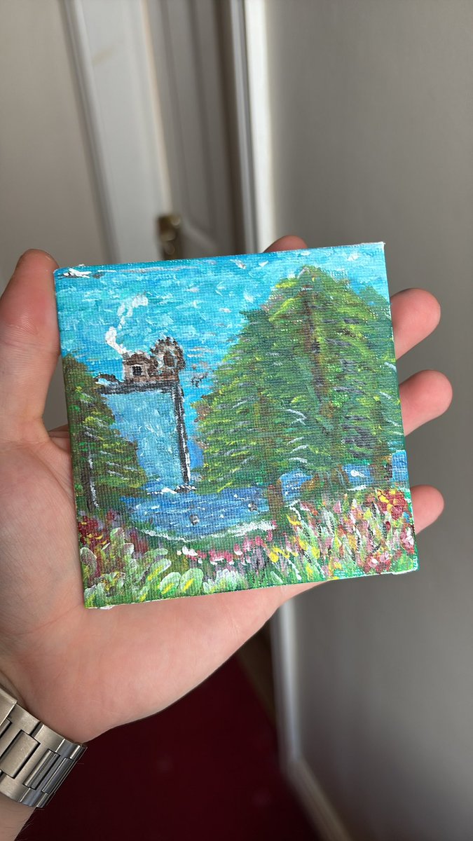 Striction00's tweet photo. Some Paintings Lately #Art #minicanvas https://t.co/wZDluneFCz