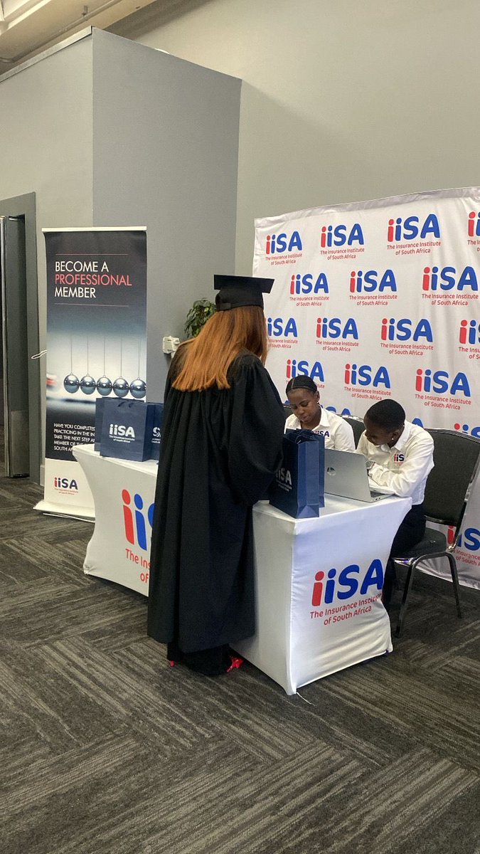 IISA_ins's tweet image. The Insurance Institute of South Africa (IISA) is at Milpark Education for today’s graduation, engaging graduates and sharing insights on professional pathways in insurance.

Congratulations to the Class of 2026.

#IISA #Graduation2026 #professionaldevelopment