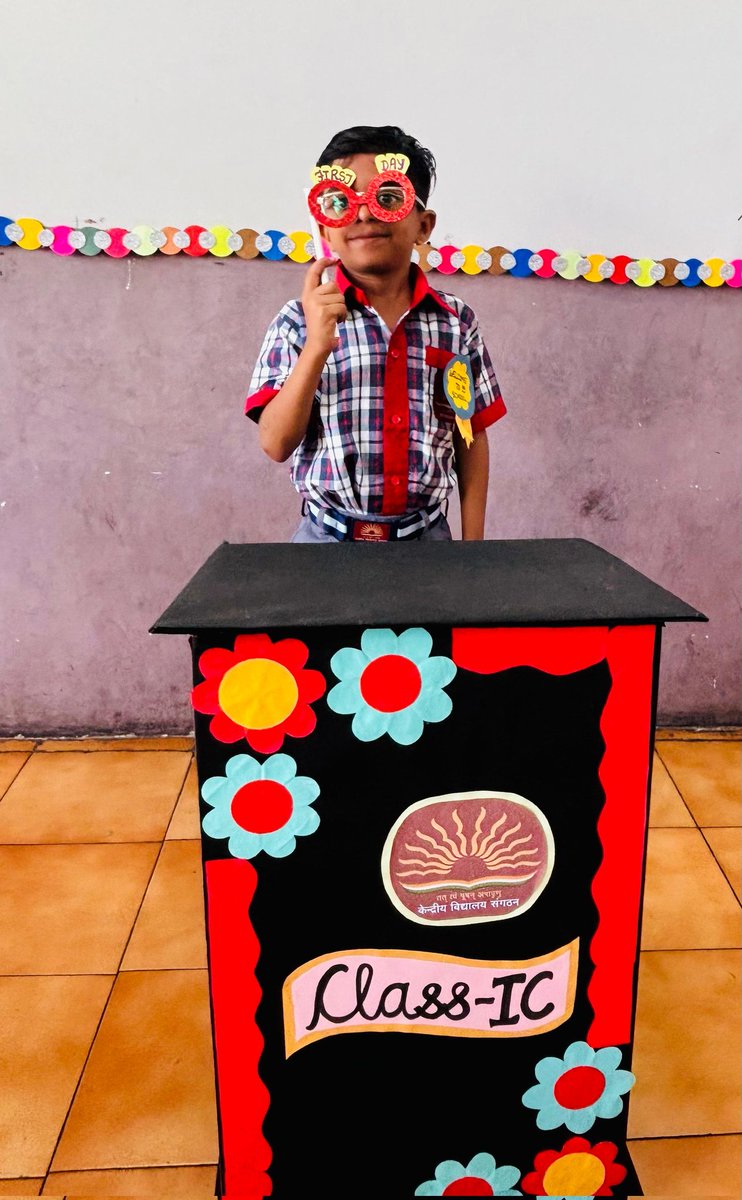 KvNad24961's tweet photo. ✨🌟
A joyful beginning filled with smiles, excitement, and new dreams! 📚🎒
Here’s to a wonderful first day of school and an amazing journey ahead! 💫 
Date:20/04/2026
@KVS_HQ @KvsMumbai https://t.co/0wa6akMCbb