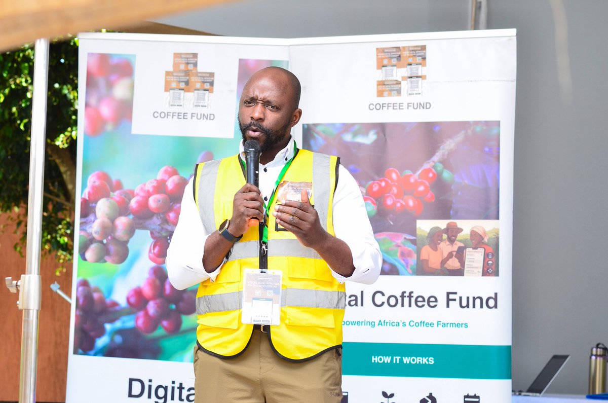 fund_coffee's tweet photo. we are strengthening farmer cooperatives by streamlining the supply chain, expanding access to affordable insurance, and ensuring timely, quality farm inputs empowering farmers to increase productivity, reduce risks, and improve their incomes,” Dr. Daniel Mutembesa https://t.co/6jBcDXEqwA
