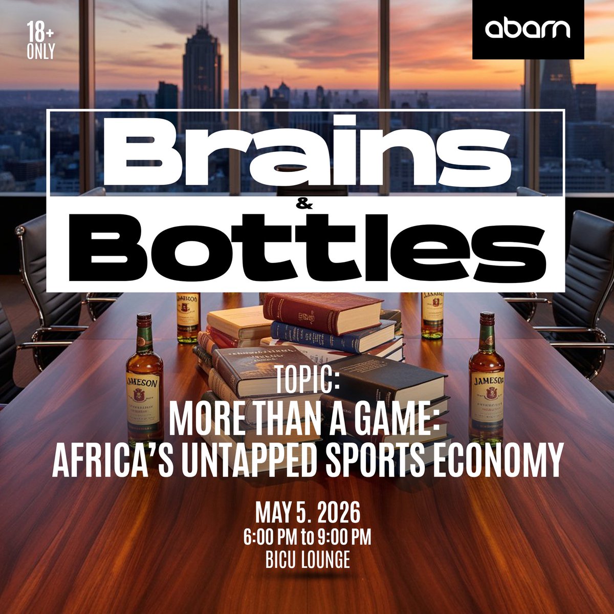 Abarn_Ent's tweet photo. What if Africa’s biggest opportunity isn’t tech… but sport? 👀
More Than a Game: Africa’s Untapped Sports Economy
Let’s get into it at Brains and Bottles.
📍 Bicu Lounge | 🗓 May 5 | ⏰ 6–9PM
🎟 Free Entry
👉 Register on Sinc — link in bio  

#kigali #rwanda #brainsandbootles https://t.co/SOxpEKSTBz