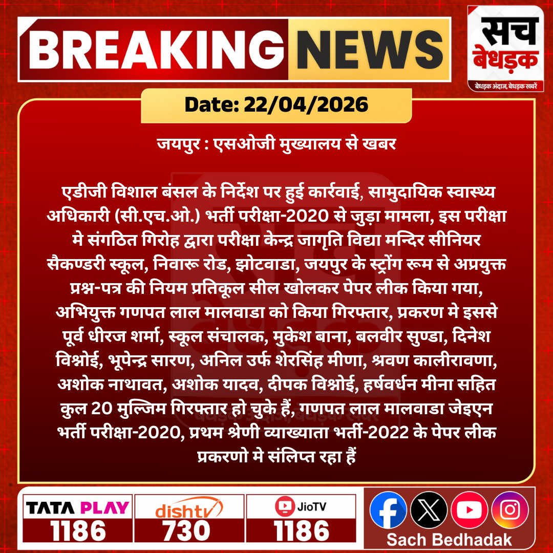 Sach Bedhadak tweet media