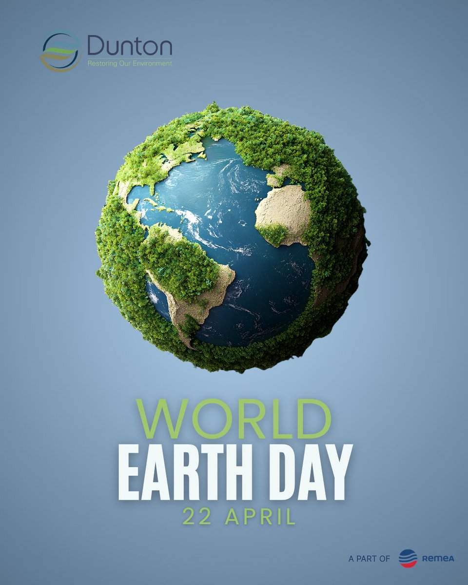 duntonremeauk's tweet photo. Happy #EarthDay 🍃 A reminder of our shared responsibility to protect the planet. At Dunton Environmental, sustainability drives what we do-diverting 300,000+ tonnes of waste from landfill each year and supporting a greener construction industry. https://t.co/1TsGJRzOWj