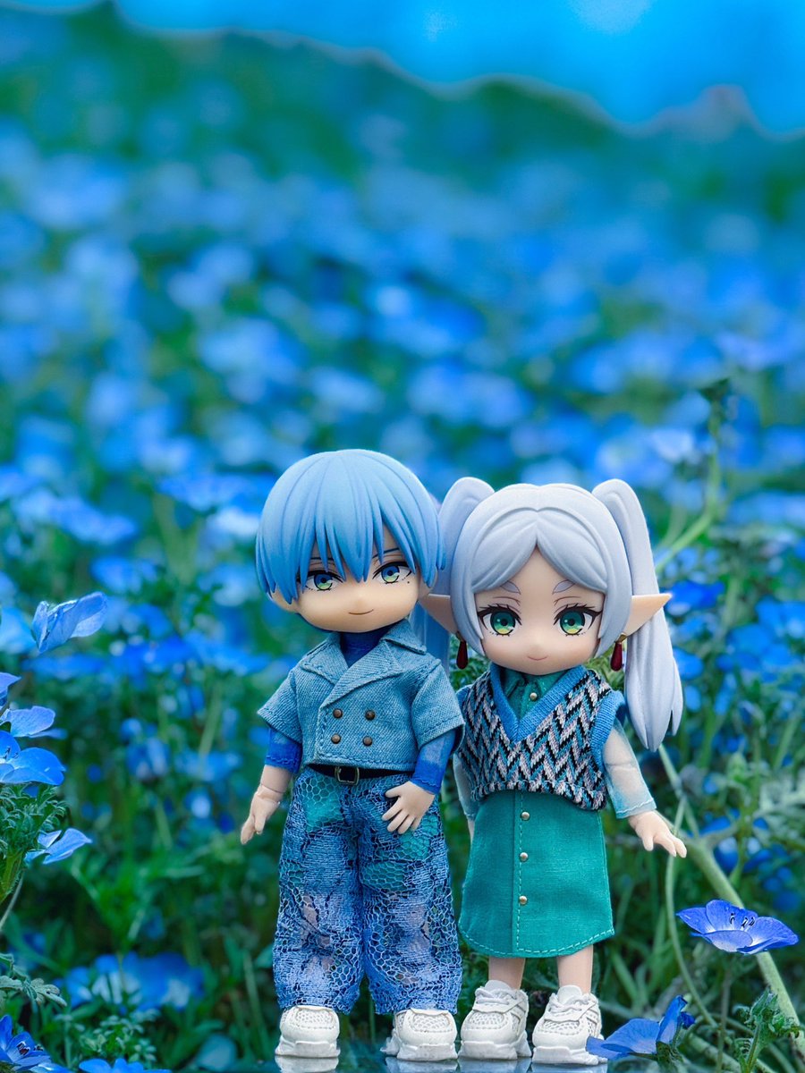 ┈┈┈┈┈┈┈┈┈┈┈┈
いつか君に見せてあげたい
┈┈┈┈┈┈┈┈┈┈┈┈
遅くなったね、ヒンメル
┈┈┈┈┈┈┈┈┈┈┈┈

晴れた蒼月草の花畑にて。