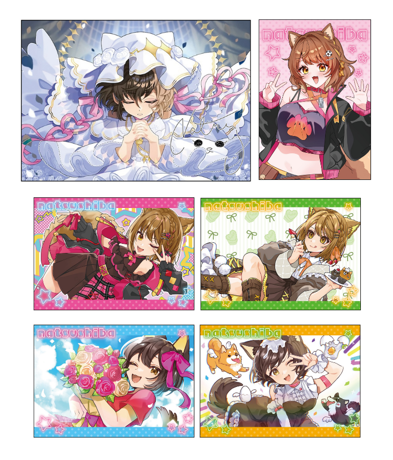 CHET_Group's tweet photo. ／
2.5次元VTuber #なつしば
サッカークラブオンラインくじ販売中⚽
＼

ポップなデザインのブロマイドは、1種類だけデジタルサイン入り！是非コンプリート目指してください🐶💫

ご当選賞品は『引き換え』もお忘れなく❣

🔻くじはコチラから
https://t.co/XiuYf4pQpY https://t.co/iK6G2nPo3C