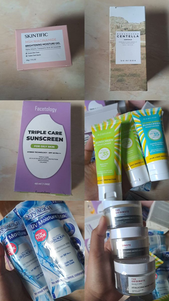 spotydizz's tweet photo. @ruttiesh wts. mau habisin stock, free masker wajah 1 pcs. bs oren/cod jakbar/jaksel. negpis y
ss skinaqua 44k
ss azarine ijo 32k
ss azarine biru 32k
moist skintific pink 85k
moist the originote hyalu 35k
moist the originote brightening 42k
ampoule skin1004 55ml 65k https://t.co/jJgR4J8f2K