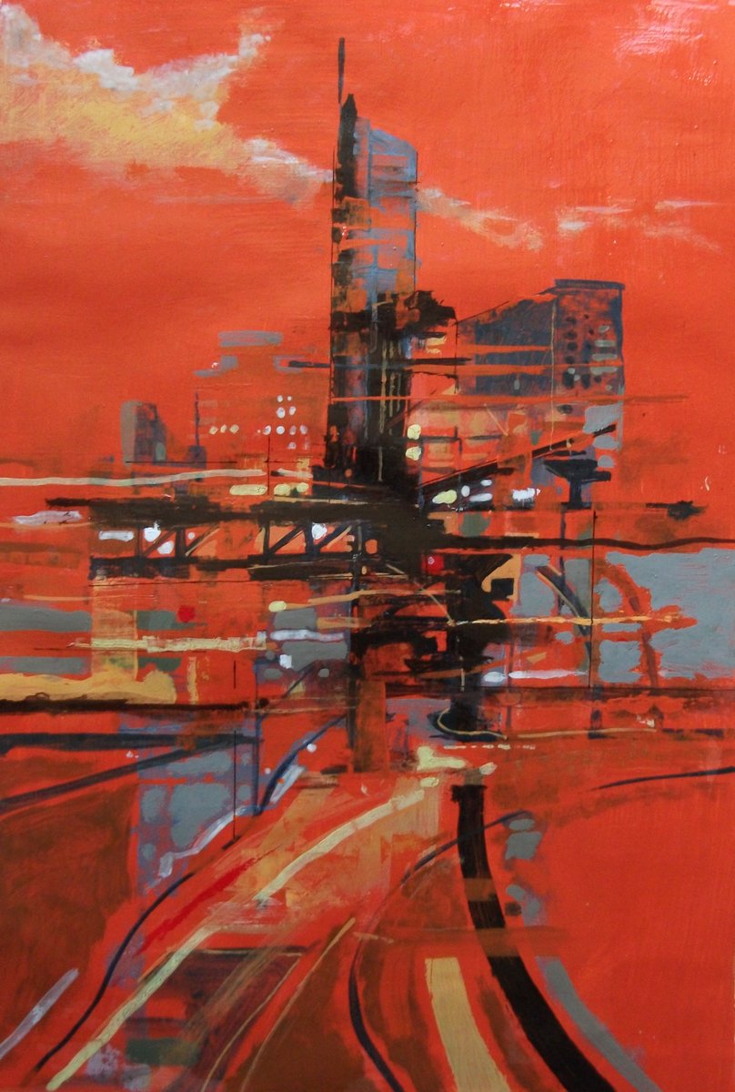 davidbezartist's tweet image. 2 paintings from the City Deconstruction series both acrlic and oil on paper 18 x 12 inches. £200 for both unframed. If interested in purchasing please message me. #City #Architecture