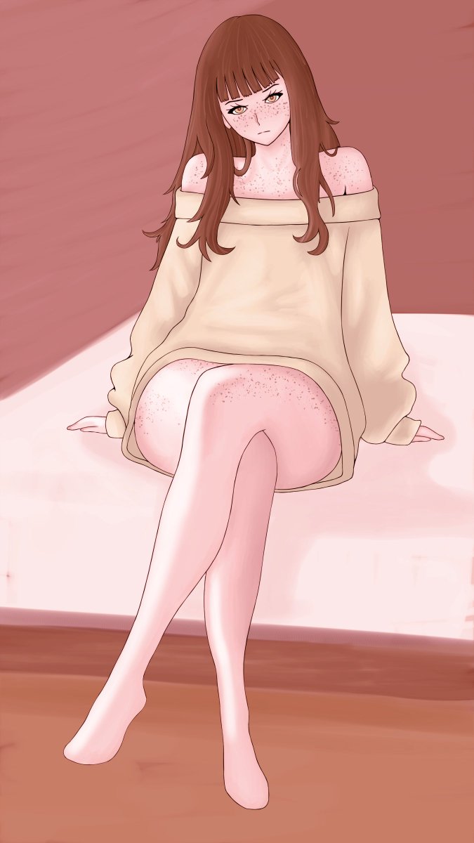 Tamaki annoyed on the bed (she's been waiting all day for you)

❤️🧡💛