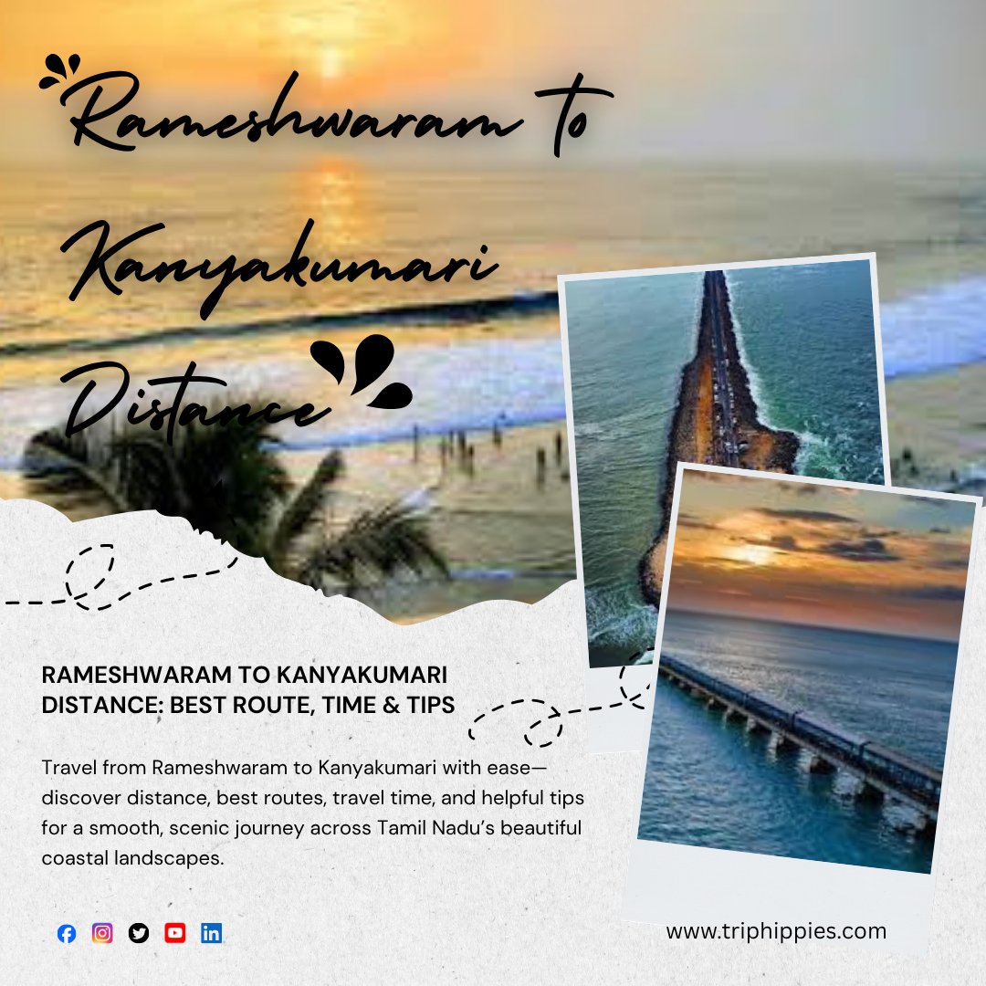 Trip_hippies's tweet image. Rameshwaram to Kanyakumari Distance Guide

Planning a trip? Discover Rameshwaram to Kanyakumari distance, best routes, travel time &amp;amp; tips for a smooth journey.

👉 Read More: triphippies.com/rameshwaram-to…

#Rameshwaram #Kanyakumari #TravelIndia #RoadTrip #TripHippies