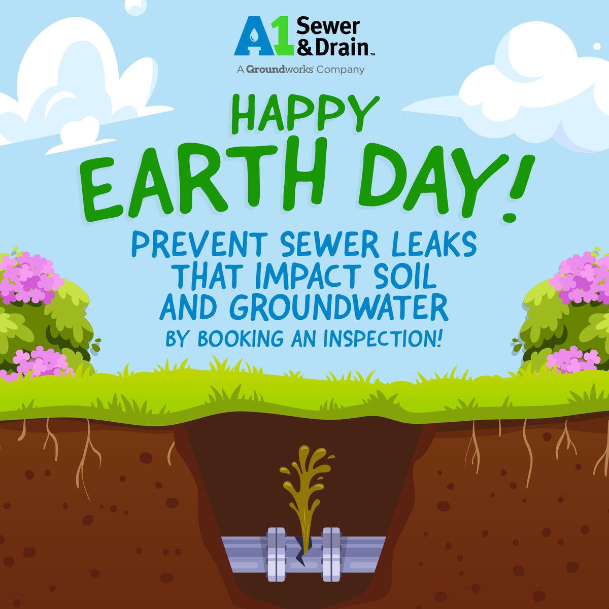 a1_drain's tweet image. Happy Earth Day! 🌎💧A healthy sewer line helps protect more than your home- it helps protect soil and groundwater, too. Call us today at 757-505-7335 for full-service plumbing solutions. 📱

#A1SewerDrain #EarthDay #Plumber #HamptonRoads