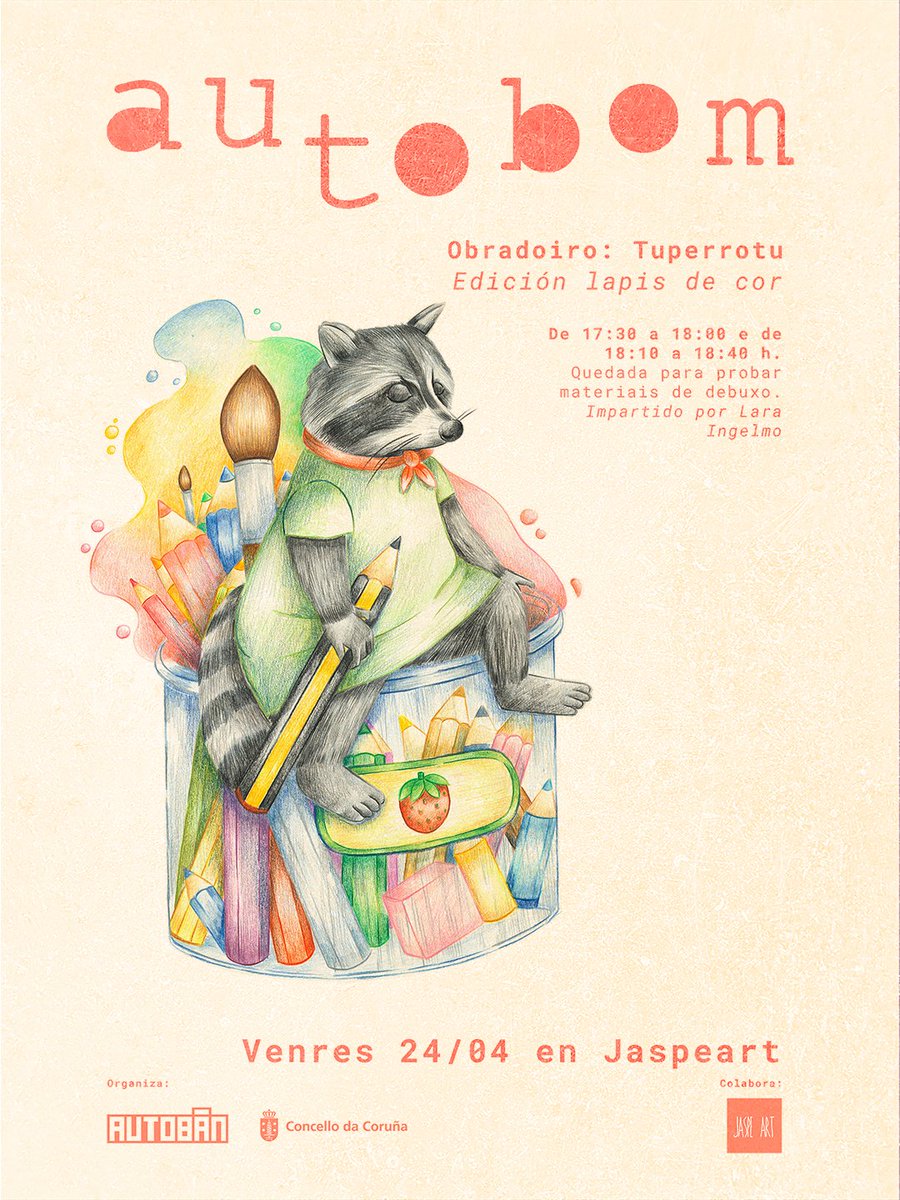 AutobanBD's tweet image. Agradecemos ao Concello da Coruña @ConcelloCoruna  e a @Cultura_Coruna polo apoio para levar adiante este Autobom 2026!!

#autoban #autobom #autoedicion #fanzine