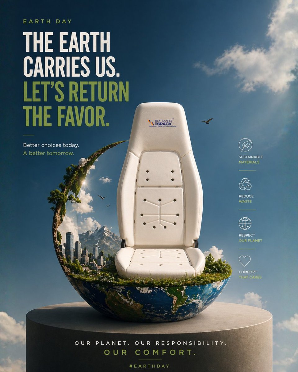 PowerSpackViswa's tweet photo. The foundation of comfort starts within. 🌍
At PowerSpack, we engineer foam solutions that balance performance, quality, and sustainability.
Because every layer matters when it comes to building a better future.
Solutions that support comfort.
Innovation that respects the Earth. https://t.co/eVYLaR6LBF
