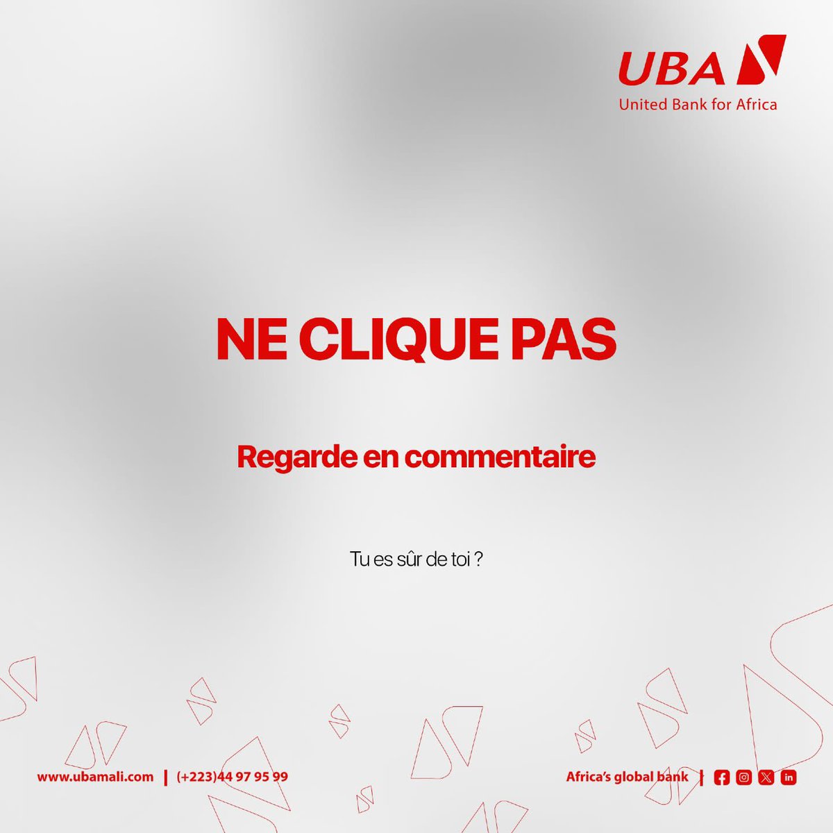 UBA Mali tweet media