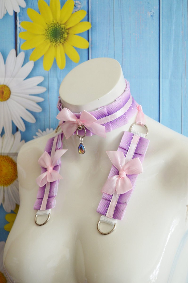 Nekollars's tweet image. Premade Kitten play collar and cuffs - Autumn Crystal - pet ddlg cgl choker set kittenplay petplay lace handmade  necklace by Nekollars tuppu.net/d2262b7a #Etsy #Nekollars #CollarKittenplay