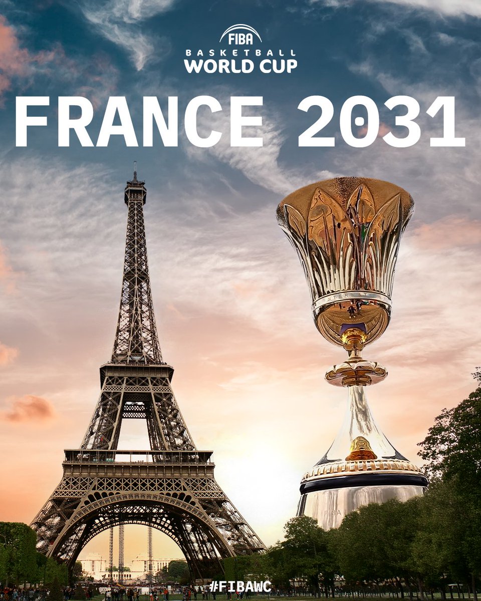 GIGANTESbasket's tweet image. 🚨🏀ÚLTIMA HORA: Francia acogerá el Mundial masculino en el año 2031.

Los partidos se disputarán entre Lille, Lyon y París.

#FIBAWC