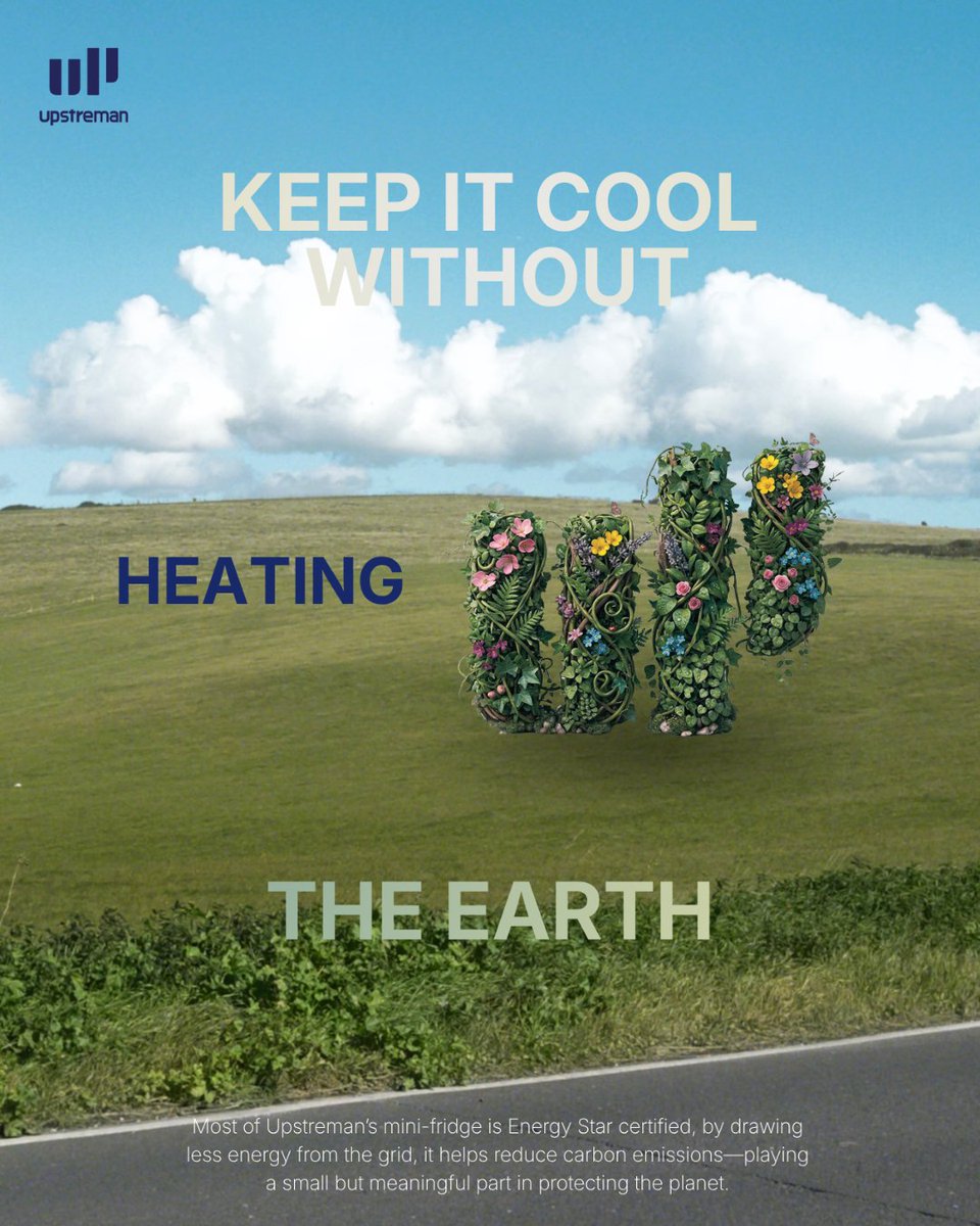 Upstreman_'s tweet image. 🌍Most of Upstreman's mini-fridge is Energy Star certified, by drawing less energy from the grid, it helps reduce carbon emissions-playing a small but meaningful part in protecting the planet.

#upstreman #energyefficiency #energystar #earthday #earthdayeveryday #earthday2026