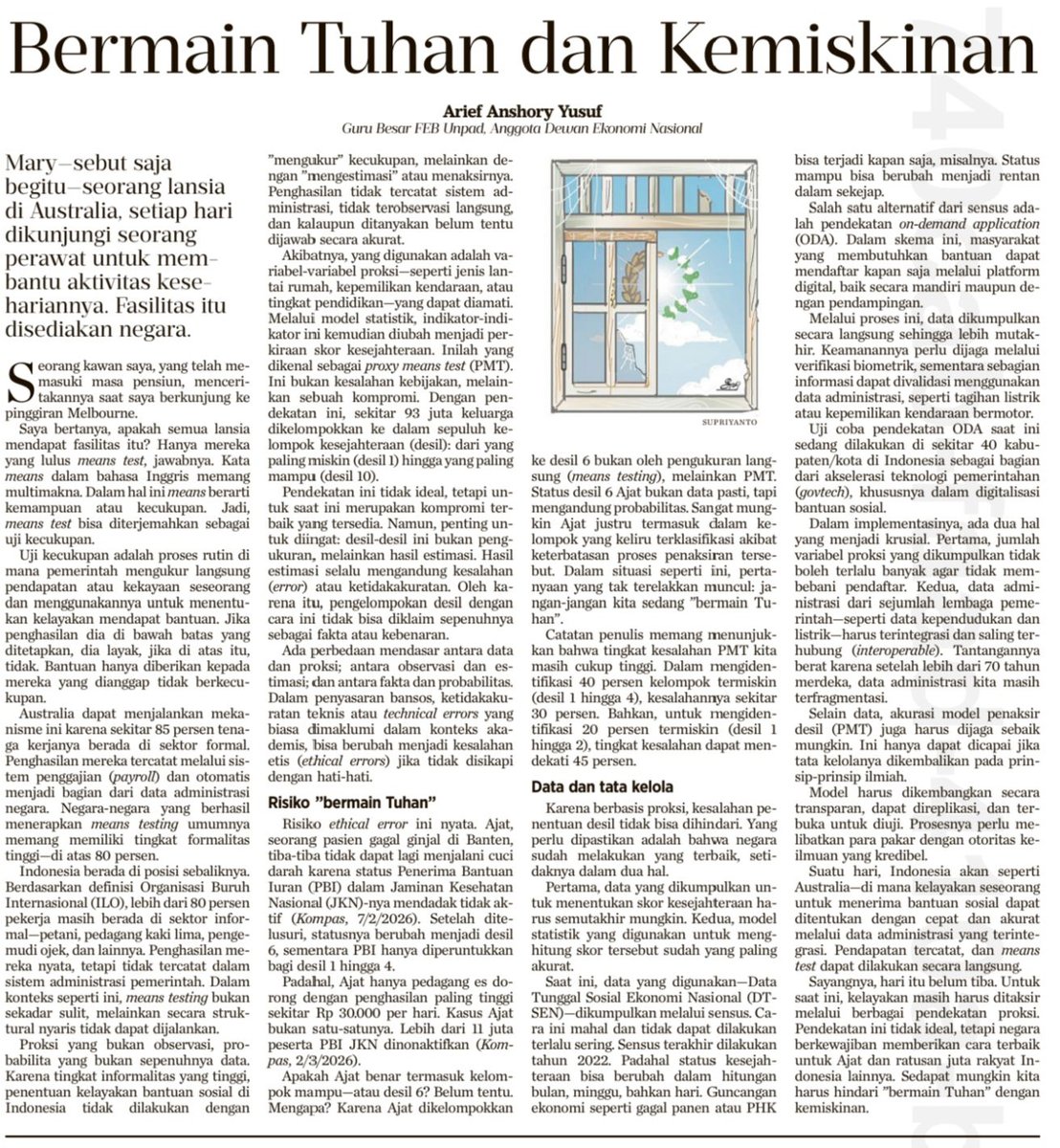 Arief Anshory Yusuf tweet media