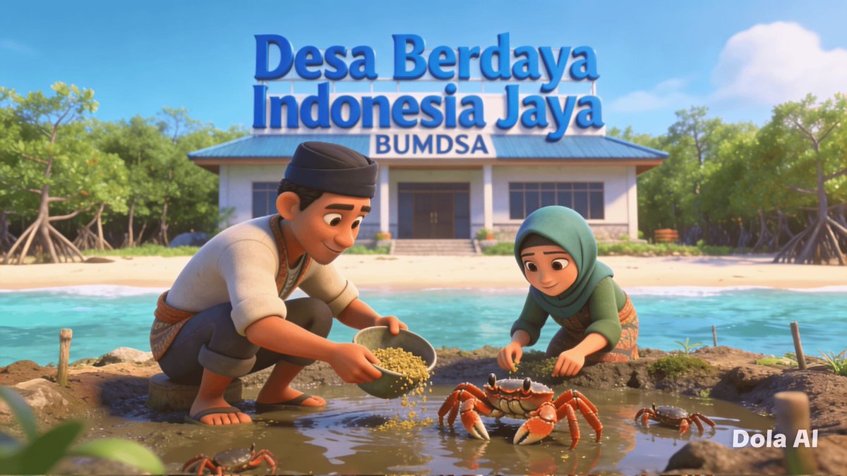 DARI NATUNA UNTUK INDONESIA. BUMDesa Desa  Air Ringau di Ujung Utara Negeri  berinovasi membudidayakan kepiting utk kesejahteraan warga. Desa Berdaya Indonesia Jaya
<a href="/YandriSusanto/">Yandri Susanto</a> <a href="/KemensetnegRI/">Sekretariat Negara</a>
#BPSDMKementerianDesaPDT
#BUMDesaNatuna
 #KerjaTPPBerdampak 
#KerjasamaBUMDesadanKDMP