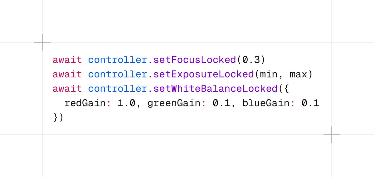mrousavy's tweet image. VisionCamera V5 now supports fully manual Exposure, Focus and White Balance. ⚙️
Pro-camera apps for #reactnative, we hear you: