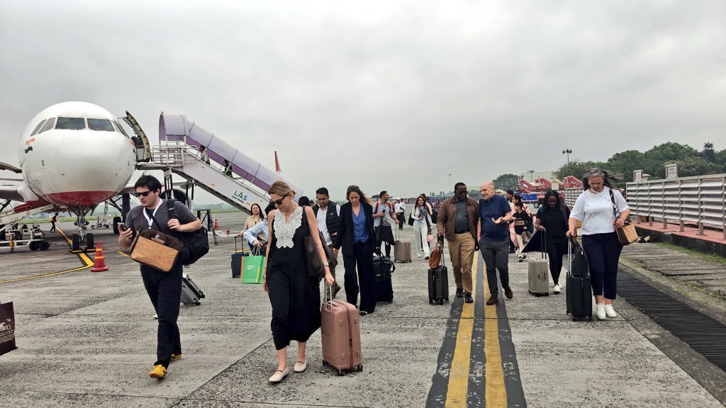 ANI's tweet photo. As part of the International Election Visitors’ Programme - 2026 (IEVP2026), 13 delegates from Namibia, Georgia, Nepal, Philippines, Switzerland, Kenya, and International IDEA have arrived in West Bengal to witness the conduct of polls: Election Commission of India https://t.co/B8GFeSqdKw