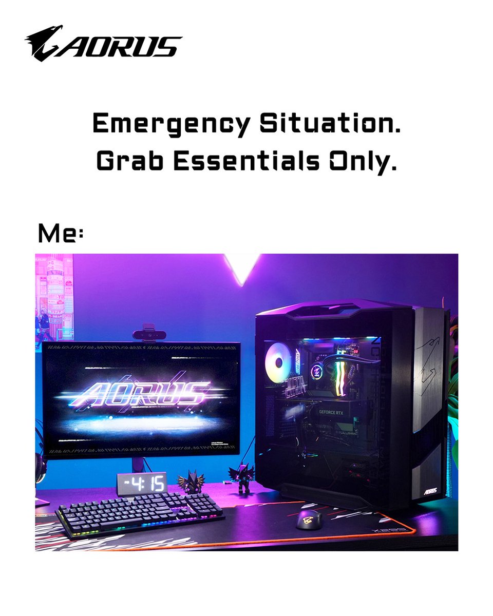 Aorus_IN's tweet image. Gamers can relate😌.

#GIGABYTE #AORUS #pcbuild