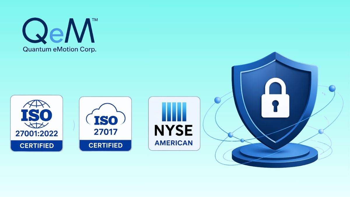 TechGovind70399's tweet image. Quantum eMotion QeM Achieves NYSE Trading Milestone
Read more on quantumcomputer.blog/quantum-emotio…
#QuantumeMotion #quantumtechnology #Quantumcomputing #Quantumcybersecurity #News #Technews #Technology #Technologynews #Technologytrends #Govindhtech #quantum #quantumnews #todayquantumnews