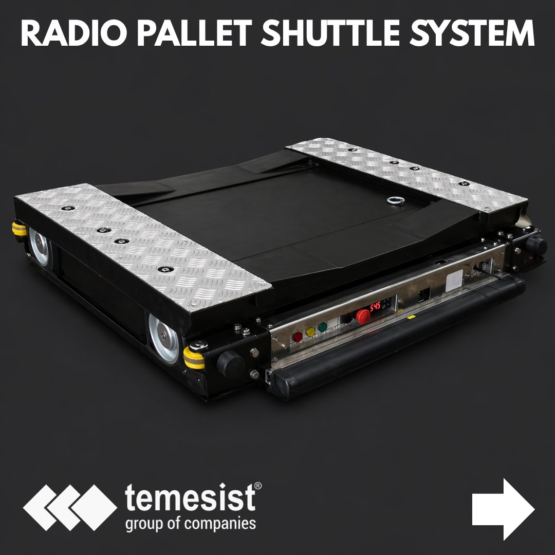 temesist's tweet photo. Temesist Mekik Raf Sistemi, paletleri raf içinde otomatik olarak taşıyan shuttle cihazı ile yüksek yoğunluklu depolama sağlar. 🚀

#Depolama #Lojistik #DepoYönetimi #RafSistemi #MekikRaf #ShuttleSystem #EndüstriyelDepo #AkıllıDepolama #DepoÇözümleri #PaletliDepolama https://t.co/qit2Im3dok