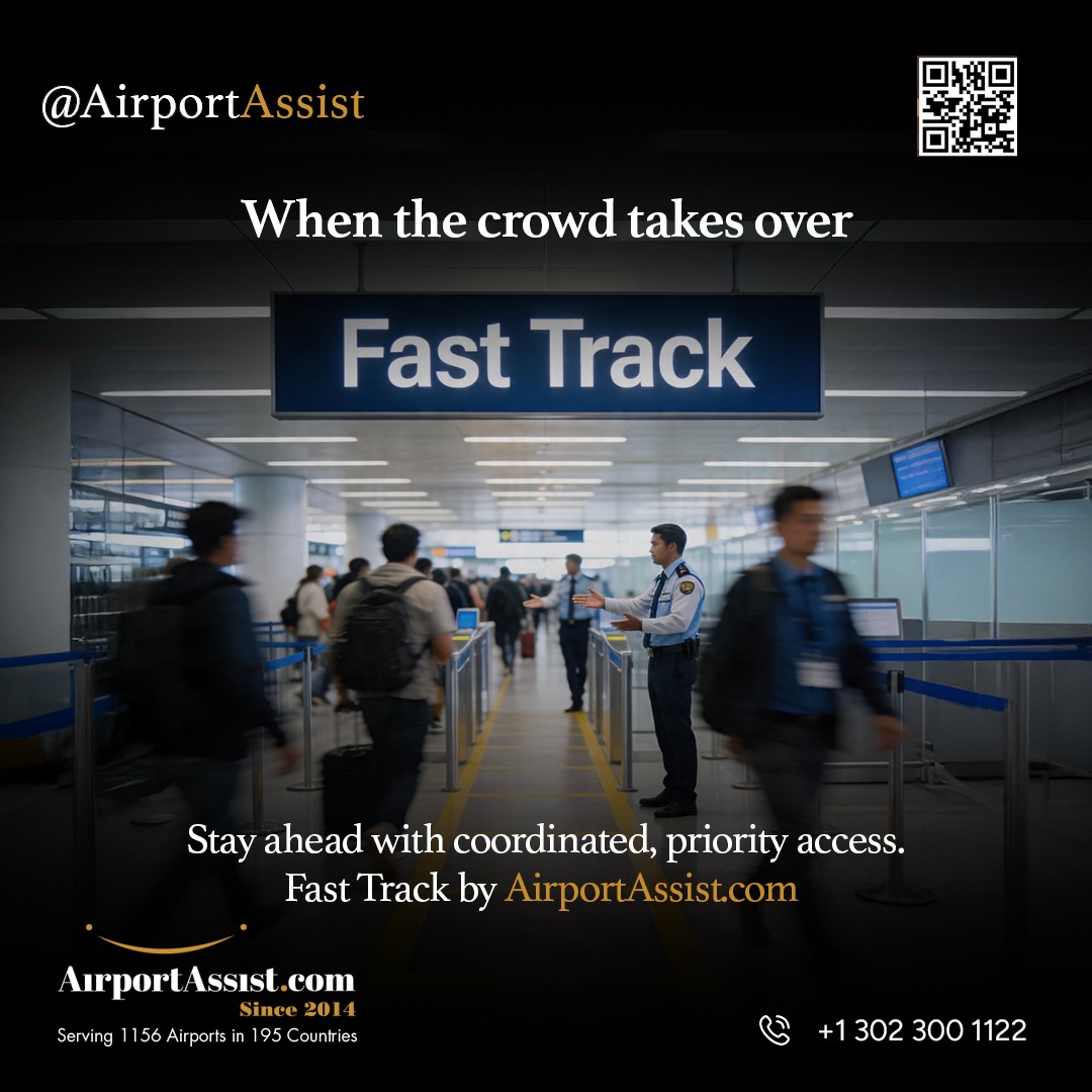 airport_assist's tweet image. Airports aren’t getting quieter.
Your journey shouldn’t get slower.
#AirportAssist #FastTrack #PriorityAccess #TravelSmart #AirportServices