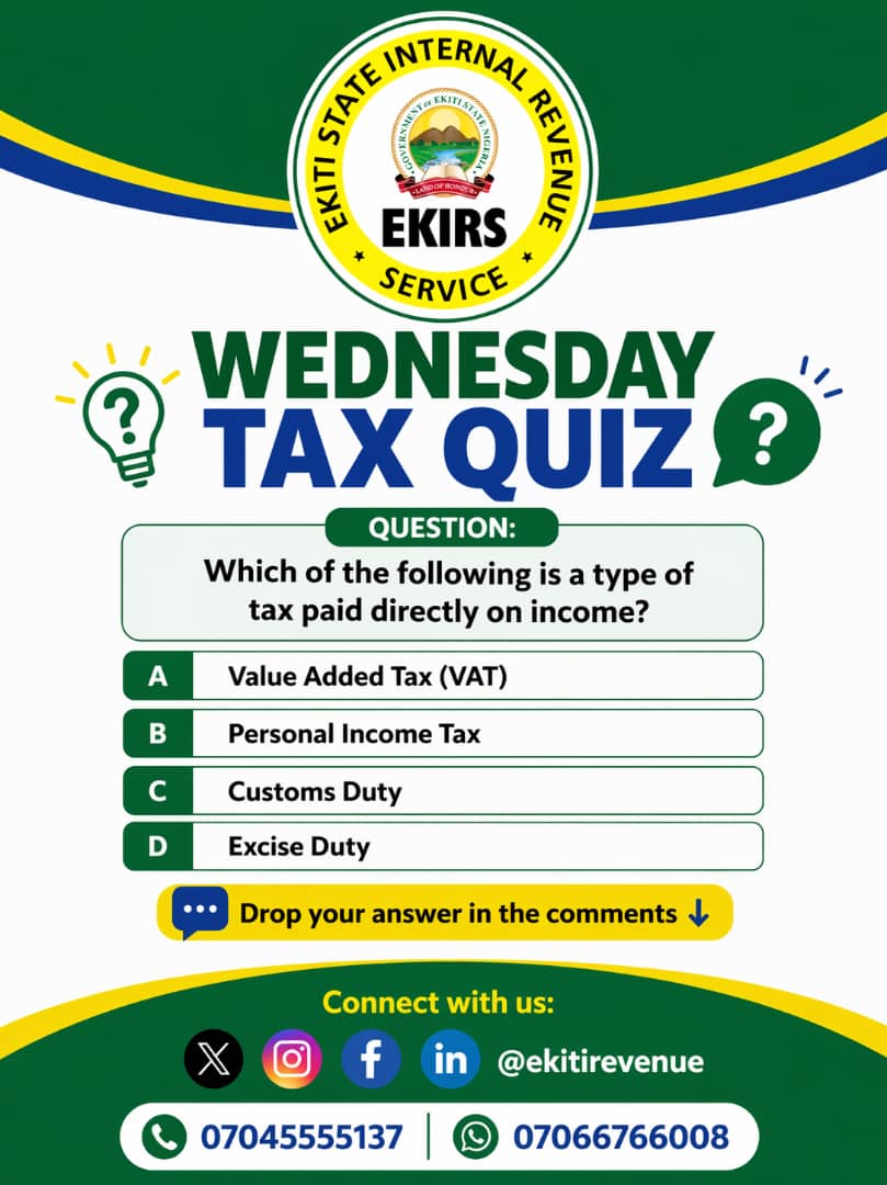 Ekiti State Internal Revenue Service tweet media
