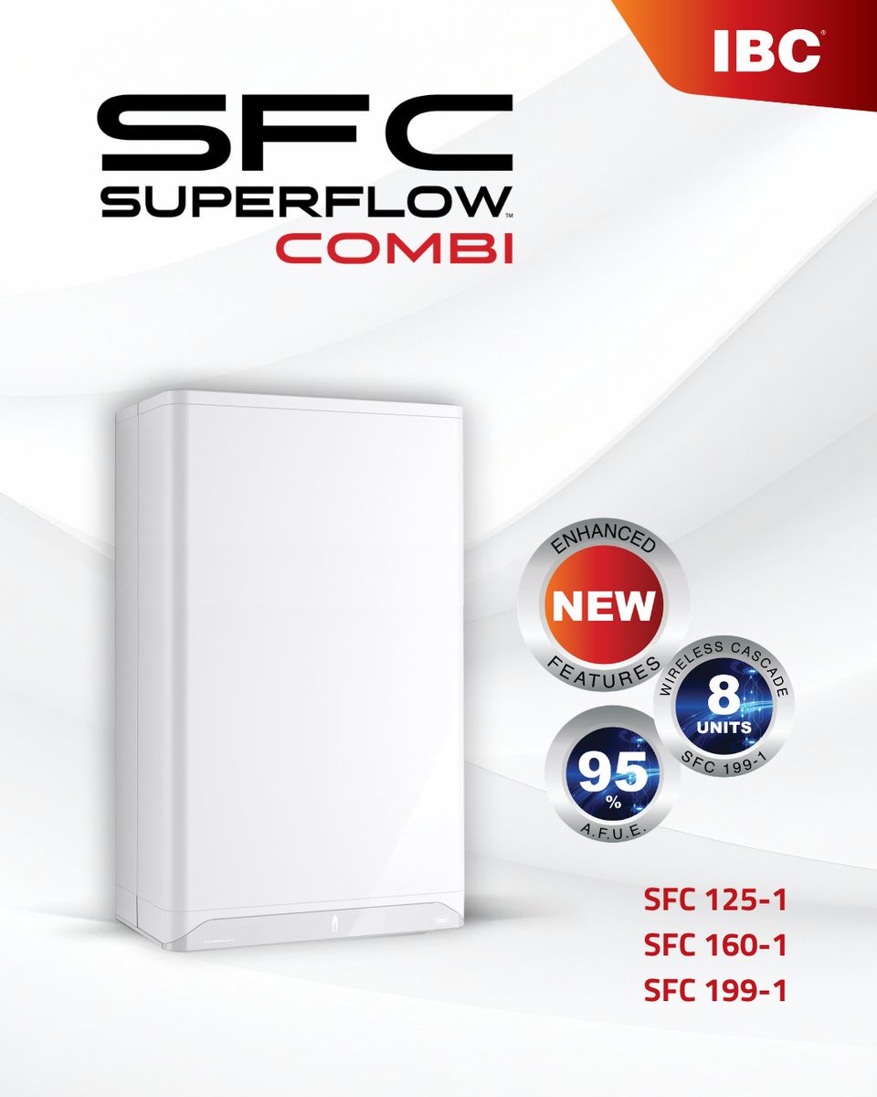 Designed for the jobsite—and built for the long run. 🔧 The IBC Superflow SFC Combi Boiler offers wide turndown, reliable DHW delivery, and simplified system design—reducing install time while maximizing performance.

ibcboiler.com/consumer/produ…