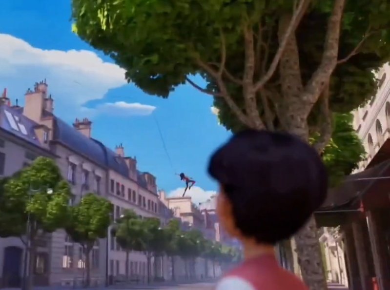 I replayed this scene 3 times I think it could be Lila or one of her spies
