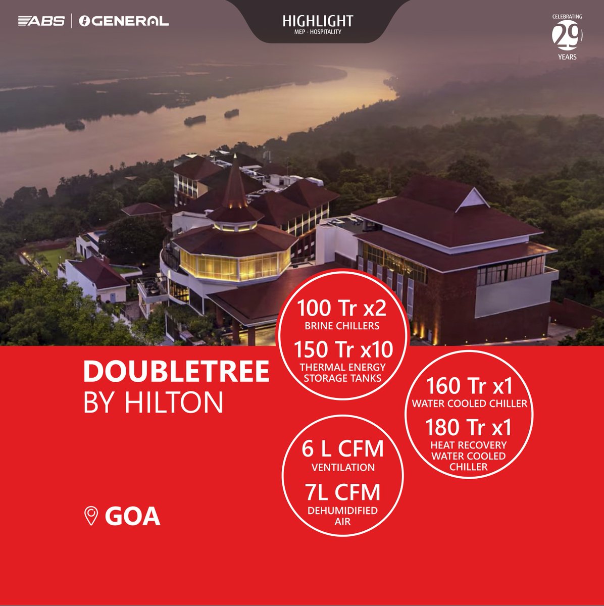 GeneralIncind2's tweet photo. thermal storage, and 7 lakh CFM air delivery. Even today, it stands tall, delivering comfort and performance. Proud to create spaces that impact lives and experiences. Happy Summer Holidays!

https://t.co/mhIJq2XTaX

#ProjectHighlight #ABSGeneralSolutions https://t.co/Ps0Xc6RU5T