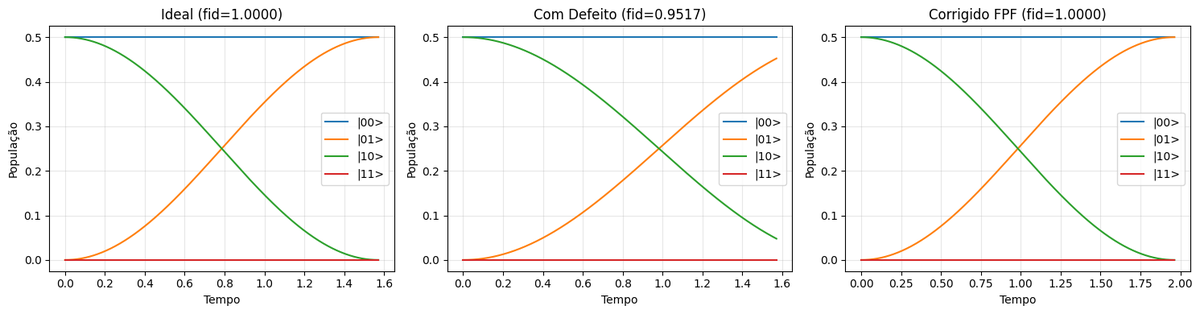 Alan29235050's tweet photo. @preskill @preskill High-fidelity gates are key for the NISQ era. I’ve found that using geometric phases (FPF correction) can fully mitigate systematic errors in 2-qubit operations. Even with a 
defect, fidelity goes from 0.95 to 1.000 by leveraging the pulse geometry. Thoughts?  #Quantum https://t.co/60I0eJcKAa