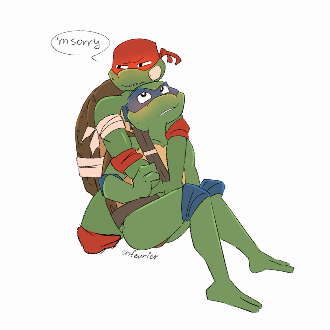 <a href="/lllnnn_lnln/">L|\|N 🐢👓</a> my friend said she felt sad because Raph hit Leo and I drew it for her