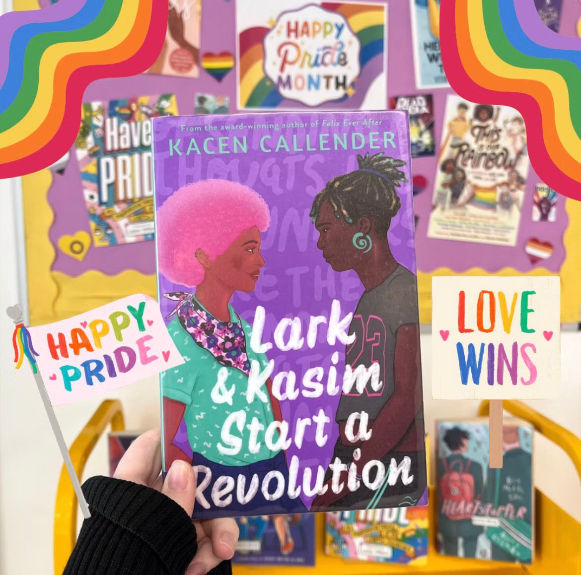 uksla's tweet photo. Sign ups are open for the 2026 #ReadWithPride relay! Read With Pride is a social media photo relay designed to celebrate and promote great young adult LGBTQIA+ literature during Pride Month. Find out more and get involved: https://t.co/gNkx3dvP2v 🌈 #LGBTQIA #readingforfun https://t.co/gHBuWiVbvQ