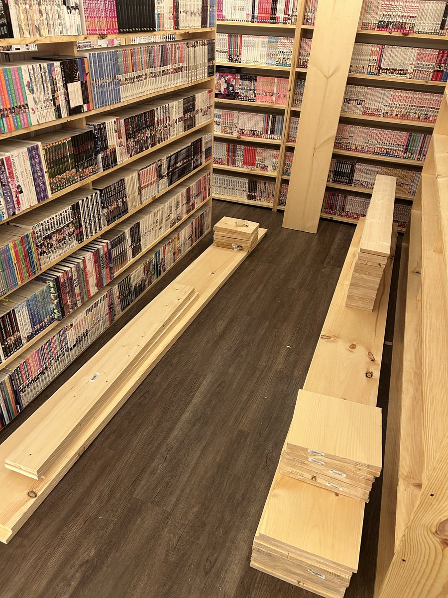 So since we live in a small apartment complex with two other people on either side and it was late my boyfriend decided that it was better to wait to assemble the shelf until he could get home early again so he didn’t piss the neighbors off with all the drilling.